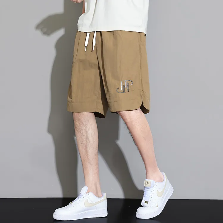 休闲短裤男夏季2025新款美式潮牌跑步运动大码胖子加肥加大五分裤