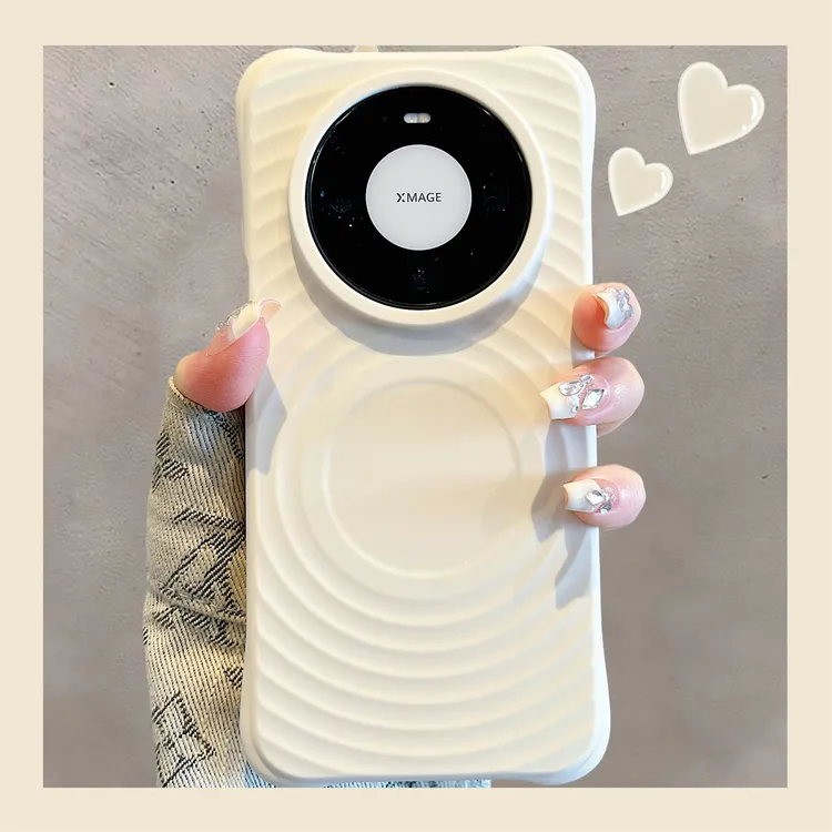 波漾磁吸适用华为mate80promax新款手机壳纯色液态硅胶mate60pro