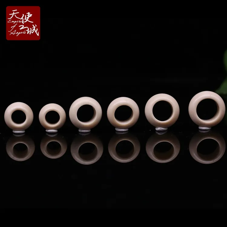 天然猛犸象牙跑环文玩diy配饰配件