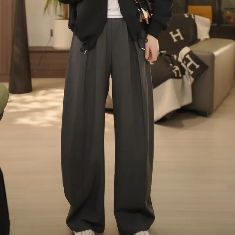 【垂坠感西裤】2025新款时尚百搭春夏季垂感阔腿休闲西裤LK2502599