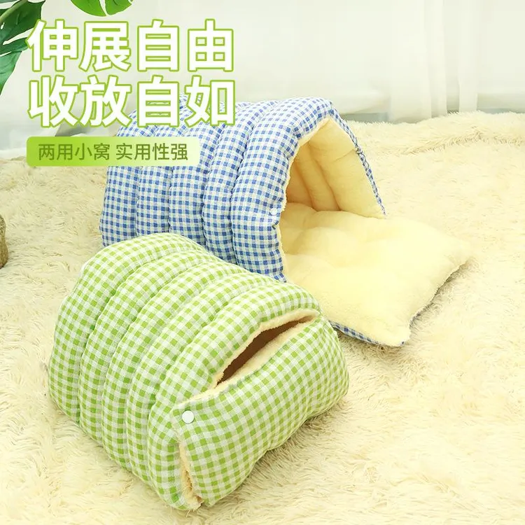 【工厂直发】猫窝冬季保暖封闭式猫房子猫咪睡觉用帐篷猫屋可拆狗窝