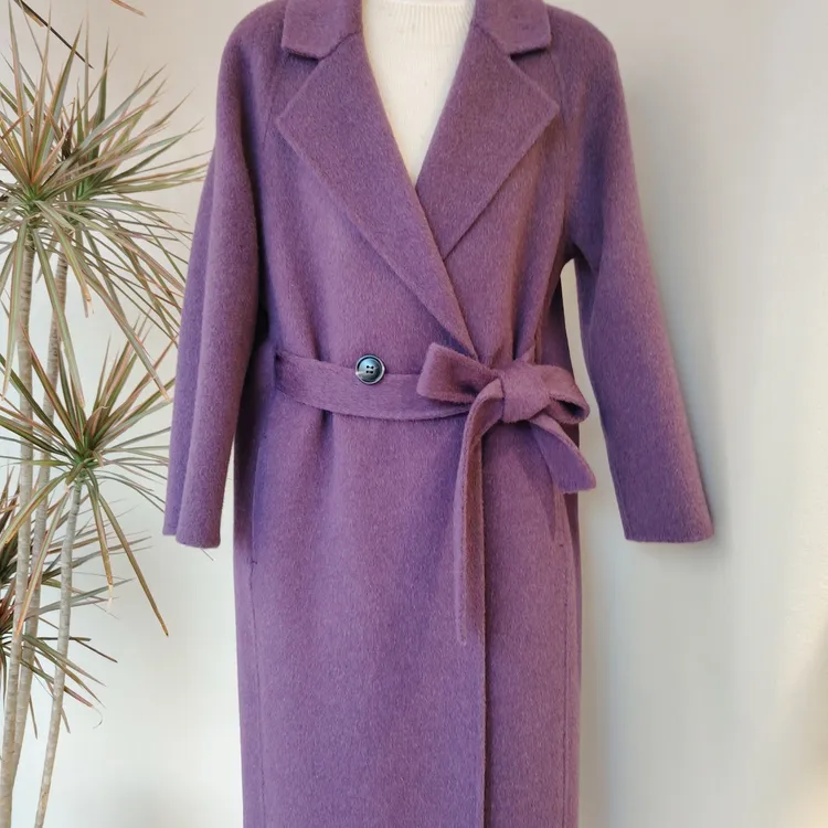 FONMEY梵迷紫色大衣