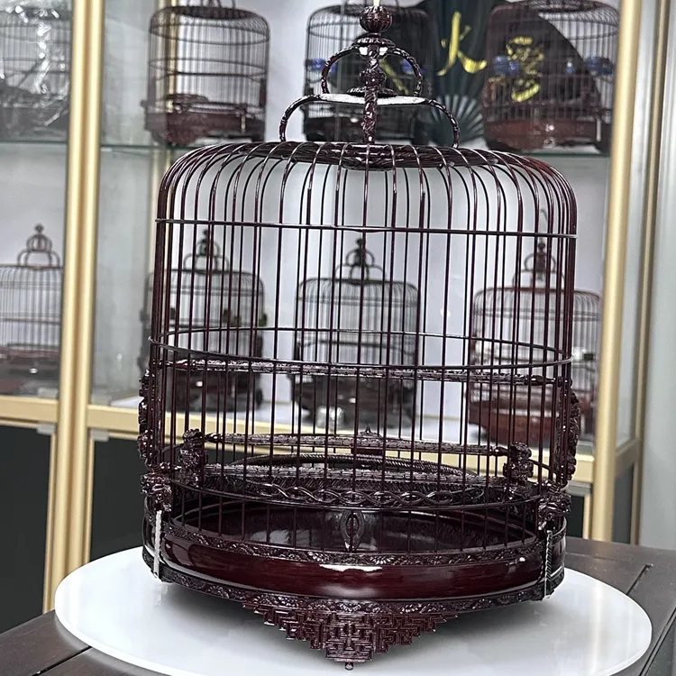 广笼52条绣眼笼.九十年代镜彬笼鸟笼精品绣眼鸟笼