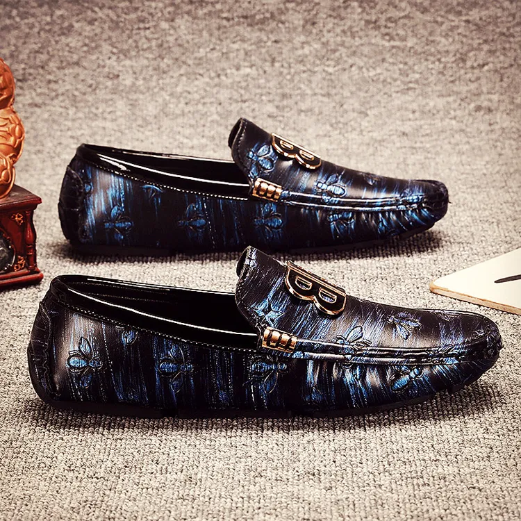 豆豆鞋男鞋2025新款秋季懒人一脚蹬欧洲站百搭休闲鞋子男士乐福鞋