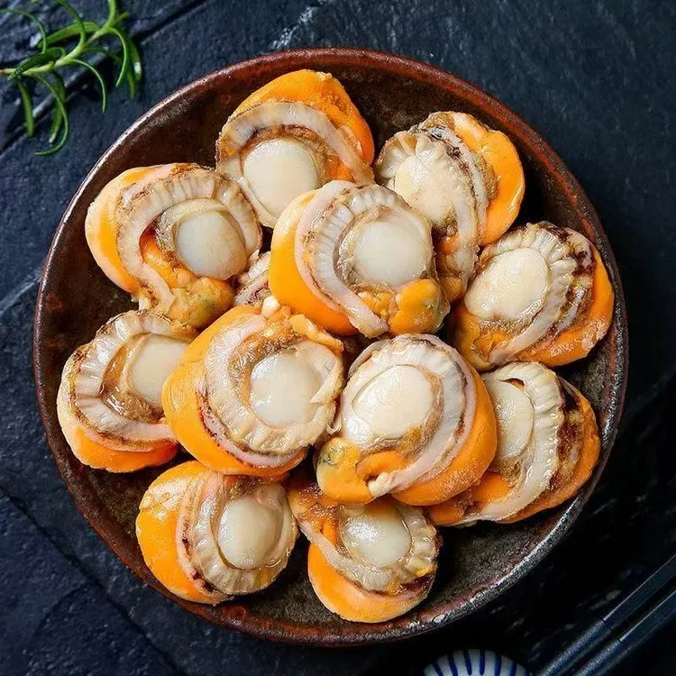 【顺丰 推荐】20-40规格 山东新鲜捕捞速冻扇贝肉 肉质紧实 3斤装