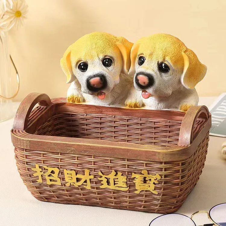 西藏新疆包邮招财狗玄关钥匙收纳摆件客厅茶几放遥控器杂物进门入