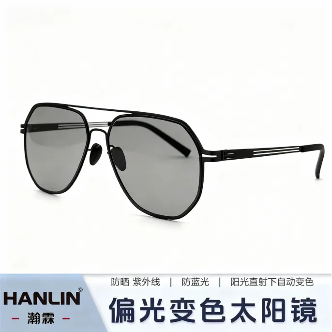 HANLIN 25年新款 超轻偏光太阳镜 男女通用防紫外线百搭开车钓鱼