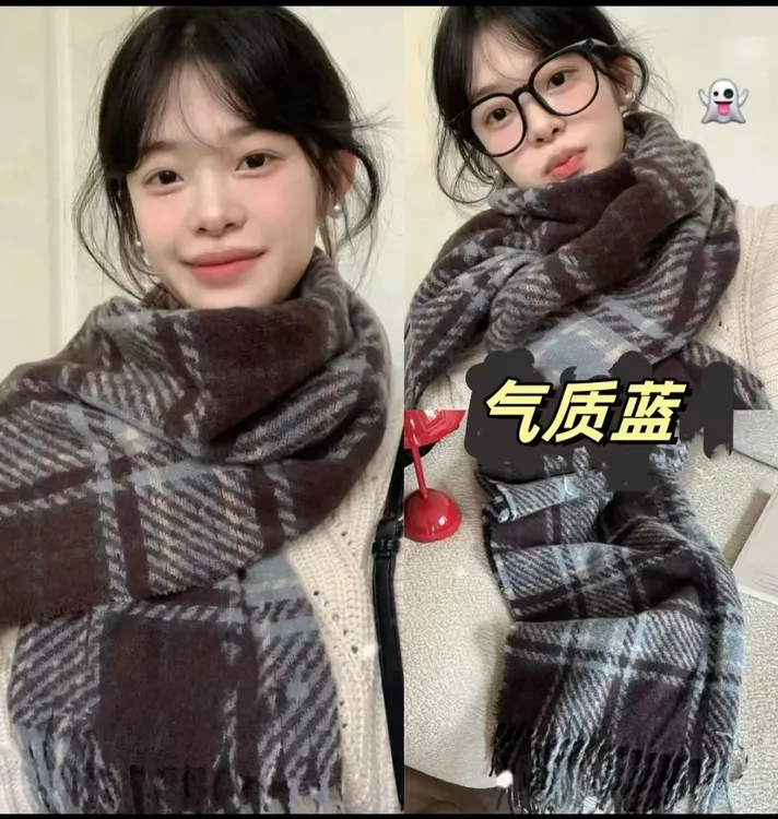 【围巾大合集】韩版百搭保暖秋冬韩系学生网红加厚时尚针织围巾