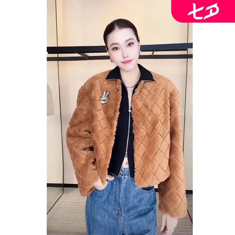 GIRDEAR/哥弟秋季法式复古简约薄雾少女风短外韩系少女秋季