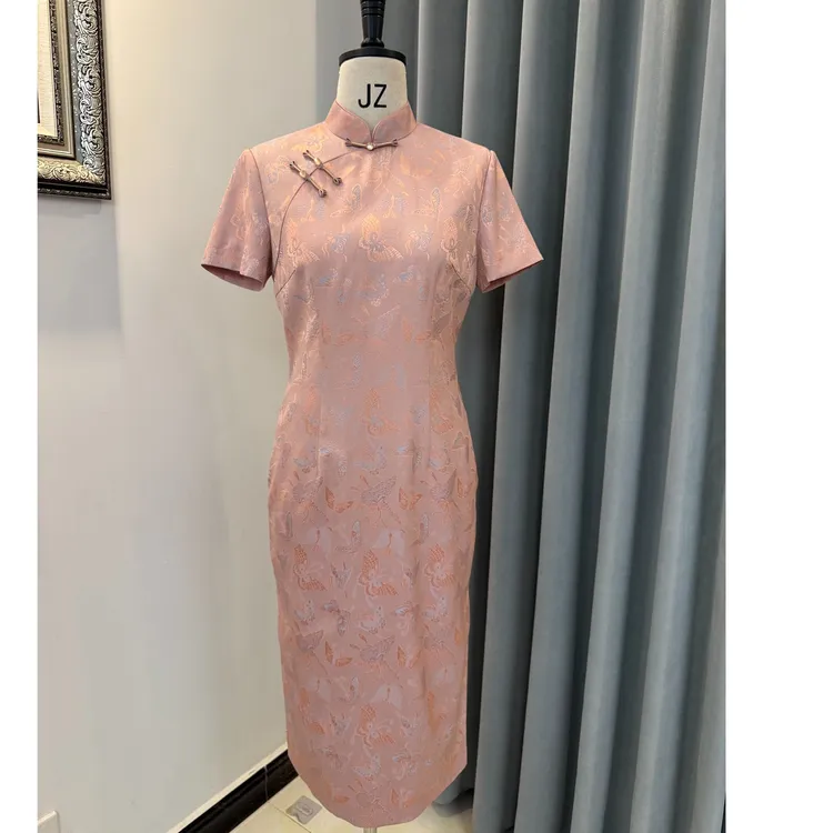 【起舞】25春夏新款高贵异色花萝旗袍喜婆婆喜妈妈婚宴妈妈礼服