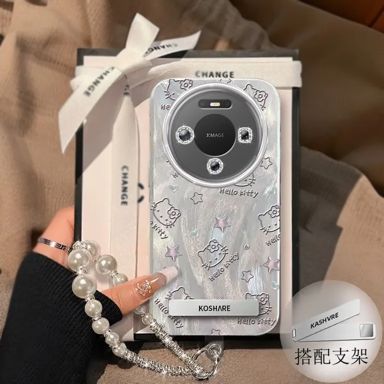 全包摄像头华为Mate80手机壳Mate80Pro星星KT猫Mate80ProMax羽纱