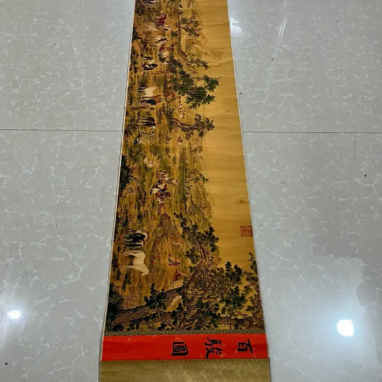 百骏图  小长卷  手卷画