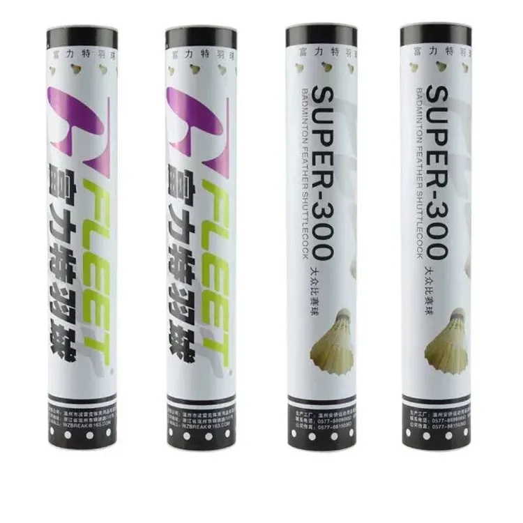 正品特价销售 FLEET富力特F-300比赛羽毛球耐打稳定 12桶装