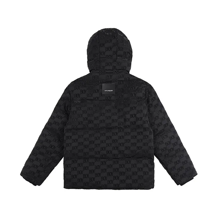 BOYLONDON25年冬新款羽绒服情侣潮流外套90绒N28067