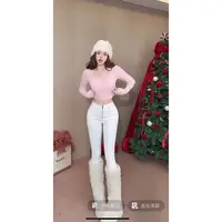 DACPAN-“韩女直腿”拉链款丰 胯  加绒小脚裤 2025/盼·PP 5778