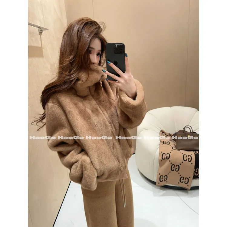 浩哥严选●冬日胶片HGQ5WT4858A外套预时尚慵懒风保暖加厚休闲设计