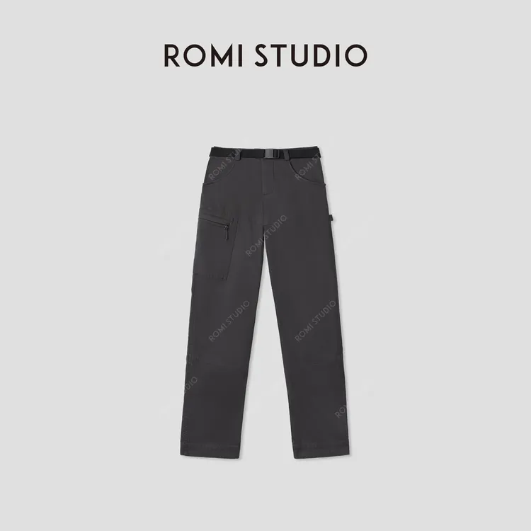 ROMI STUDIO“伴行山野”轻薄冷感休闲户外棉质工装长裤 RWCSXD2670