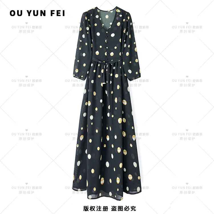 【时髦精】气质连衣裙夏季新款显瘦穿搭轻奢女装洋气高级F2088