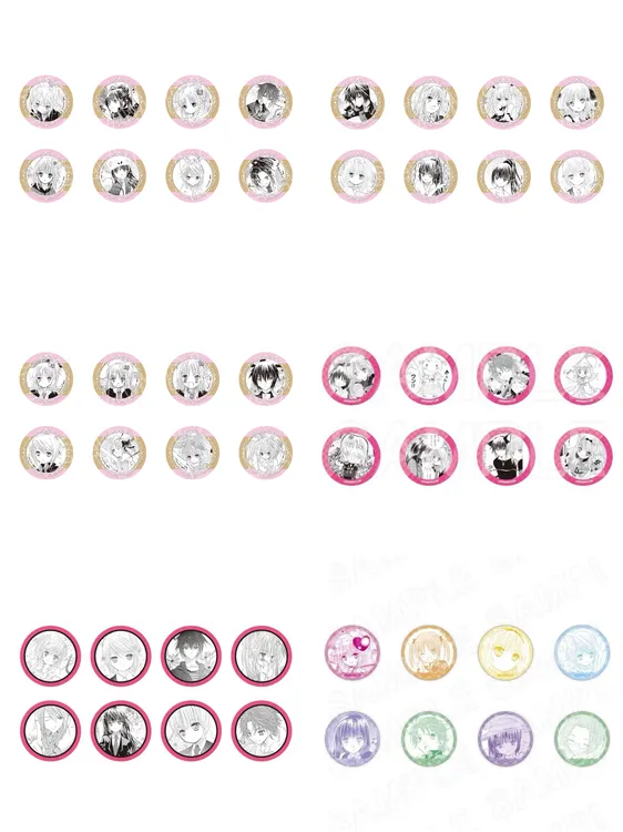 【日谷】守护甜心 公主咖啡 吧唧心形徽章杯垫书签特典小卡片原画