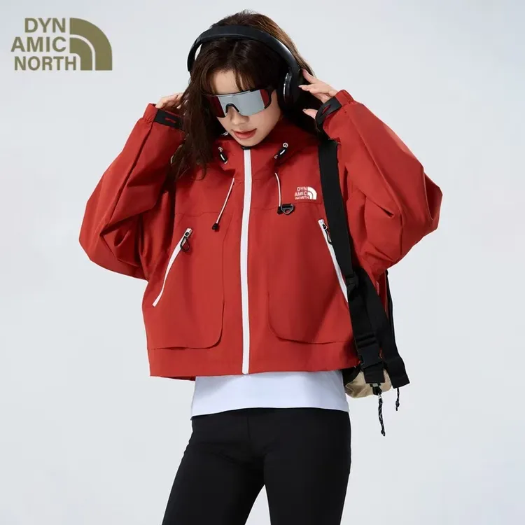 DYNAMIC NORTH/动感北面【新品来袭】女装短款户外潮流三防登山服