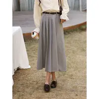 温敏er【湖心亭】春季新款百搭显瘦半身裙女高腰裙子MF1102152