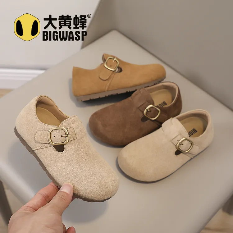 大黄蜂童鞋秋季儿童勃肯鞋2025新款男女童百搭休闲鞋防滑耐磨板鞋