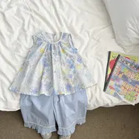 （现货）女童夏季无袖套装韩版宽松夏天衣服女宝宝两件套XGTXW55713