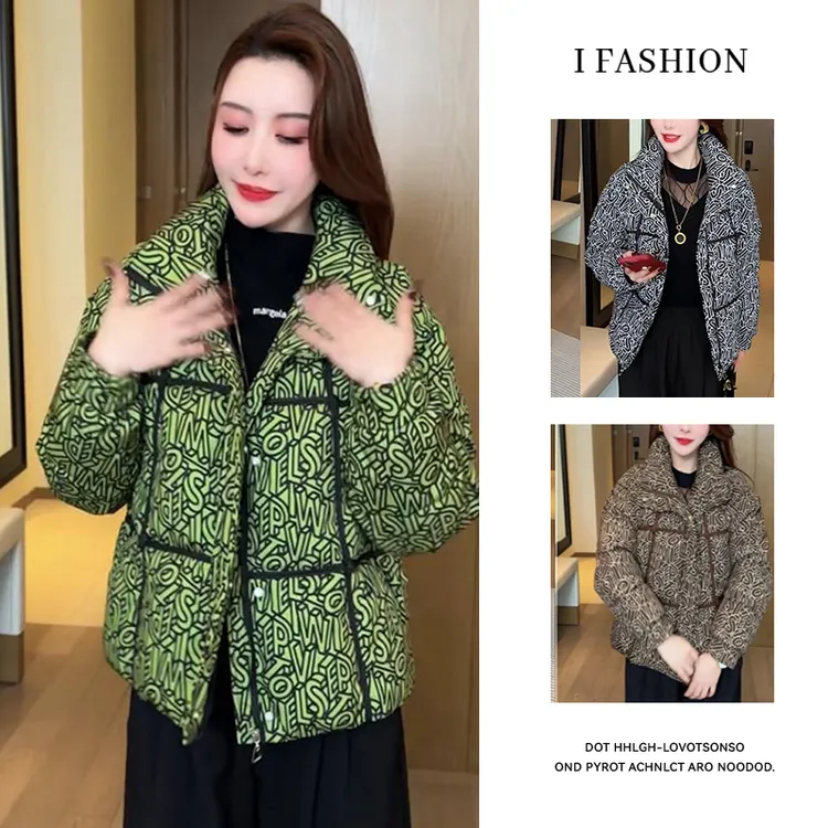 小个子时尚短款棉服女2025年冬季新款韩版加厚保暖棉衣短外套