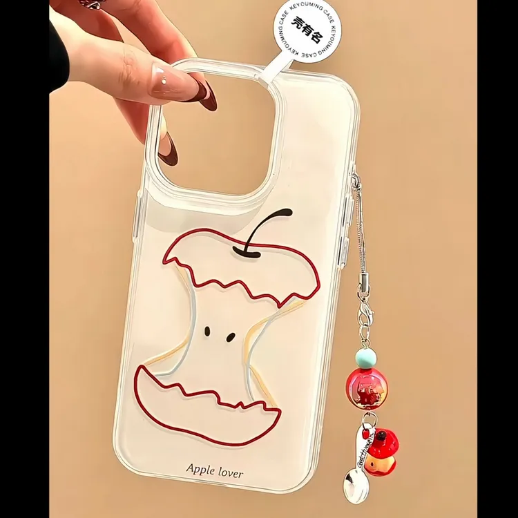 ins风红黄蓝线条苹果适用苹果16/15promax手机壳iPhone12防13可爱