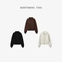 NorthMing fish「轻松出行」休闲0压感 立体透气吸湿轻量化夹克外套