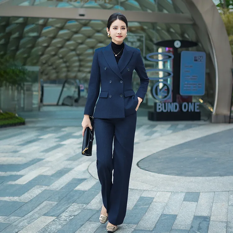 高端西装外套女职业套装秋冬加厚休闲西服时尚气质韩版正装女神范