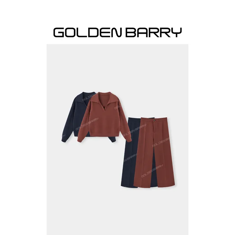 GOLDENBARRY|241269/573003“轻生活”羊毛上衣/长裤/套装