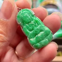 翡翠银S925镶嵌颈饰翡翠