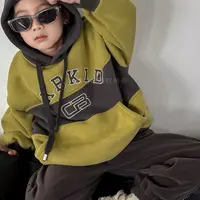 12558高端潮流时尚百搭休闲童装加绒卫衣C3-4-3