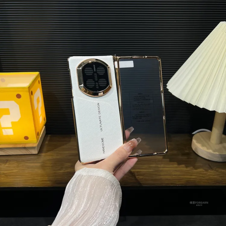 适用于华为matex7手机壳折叠屏x7真皮保护套全包防摔壳膜一体中轴