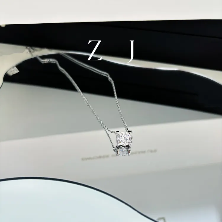 铜合金项链 ZJ【星芒】巨闪简约时尚项链百搭款