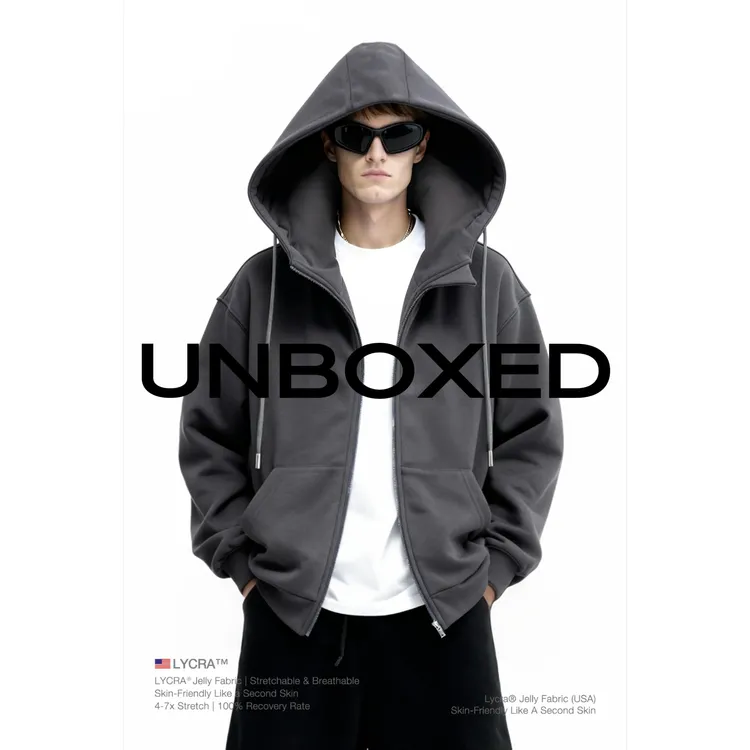 【孙一舟专属】UNBOXED【旅行气囊卫衣】美国莱卡可充气多场景功能性弹力透气卫衣