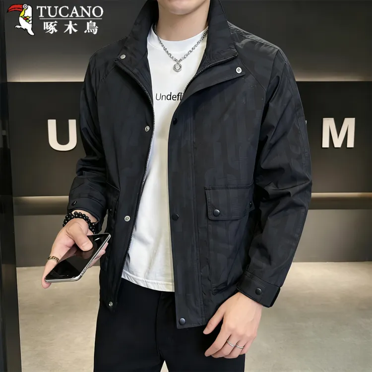 TUCANO/啄木鳥春季新款男士男装外套夹克立领帅气百搭休闲上衣