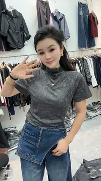 半袖长袖网红时尚短袖修身型T恤