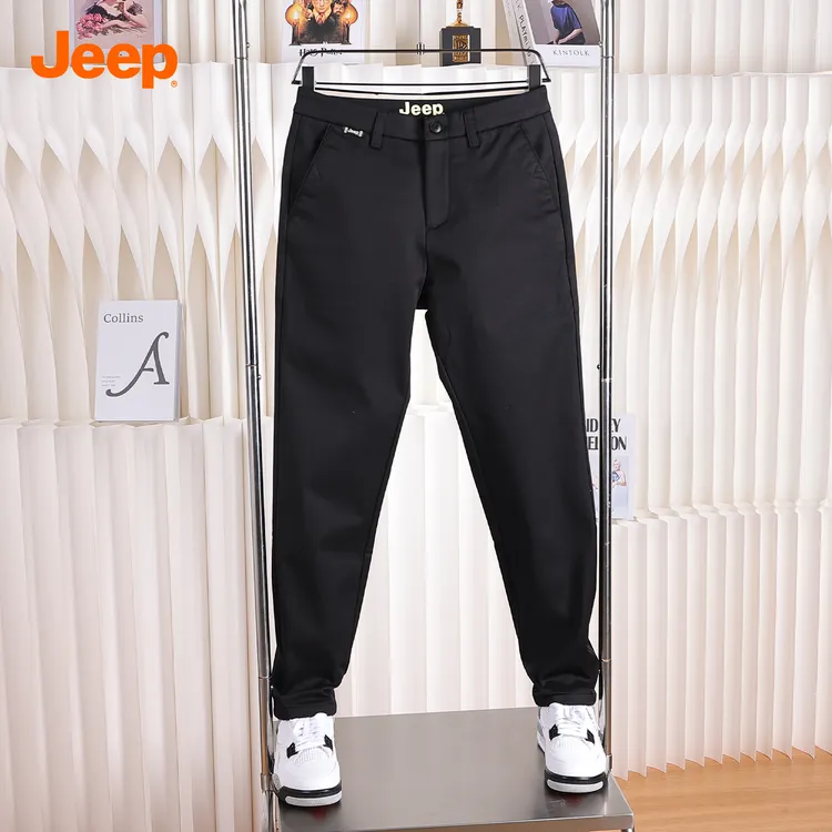 jeep吉普官方轻奢秋季新款潮流休闲长裤男士裤子弹力运动时尚百搭