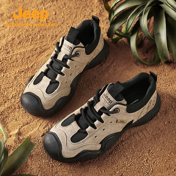 Jeep吉普男鞋2025秋季新款户外登山徒步运动鞋防滑耐磨劳保工装鞋