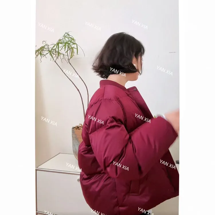 【新年战袍】~新国标高端质感90白鹅绒棒球鹅绒服 W-723