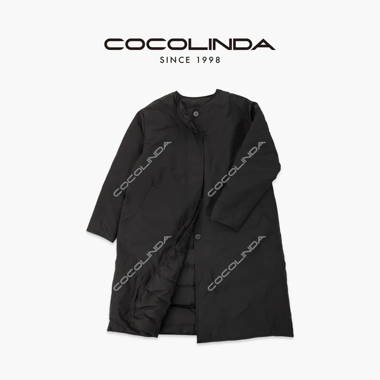 COCOLINDA| 90白鸭绒轻薄中长款羽绒服Y5354