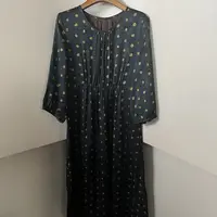 【青青】新中式真丝宋锦高级感国风显瘦透气洋气连衣裙CH15