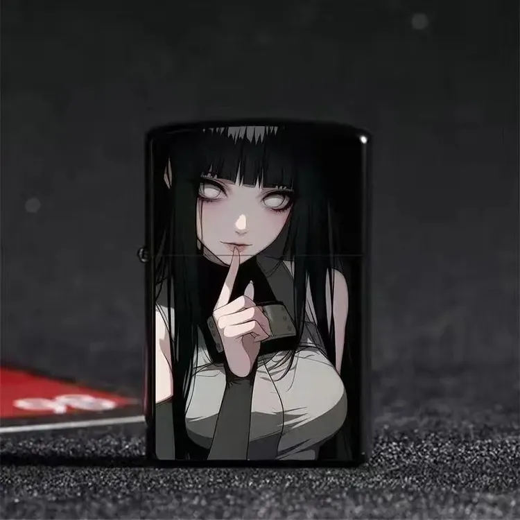 【动漫雏田】煤油打火机双面图案卡通复古个性创意高颜值砂轮点烟器