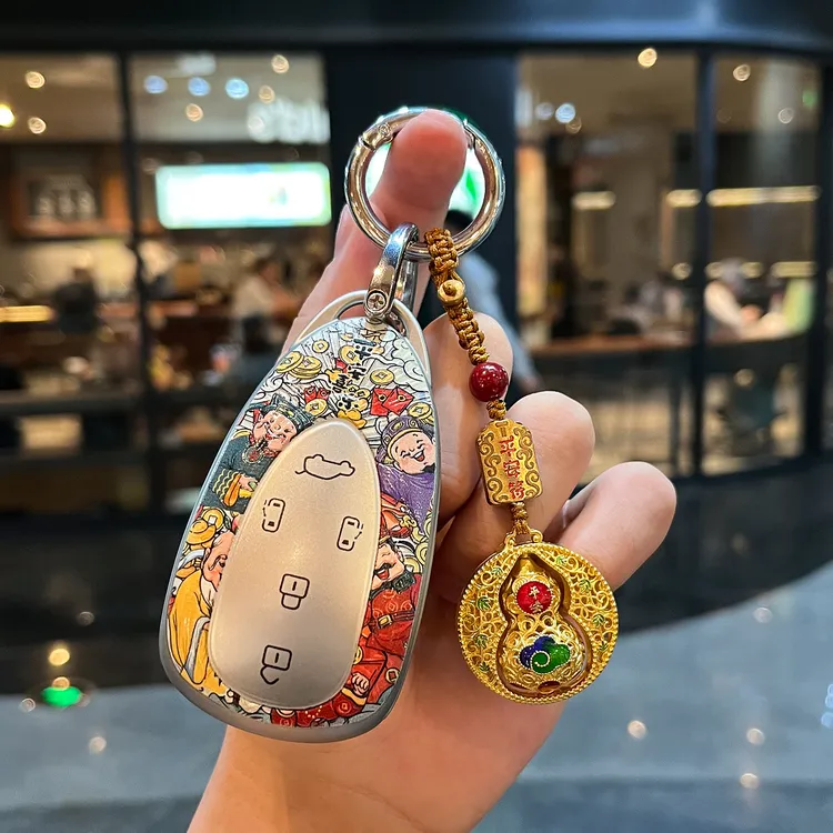 适用魏牌高山8/7/9八钥匙套新款蓝山魏派摩卡VV5/6专用WEY车DHT扣