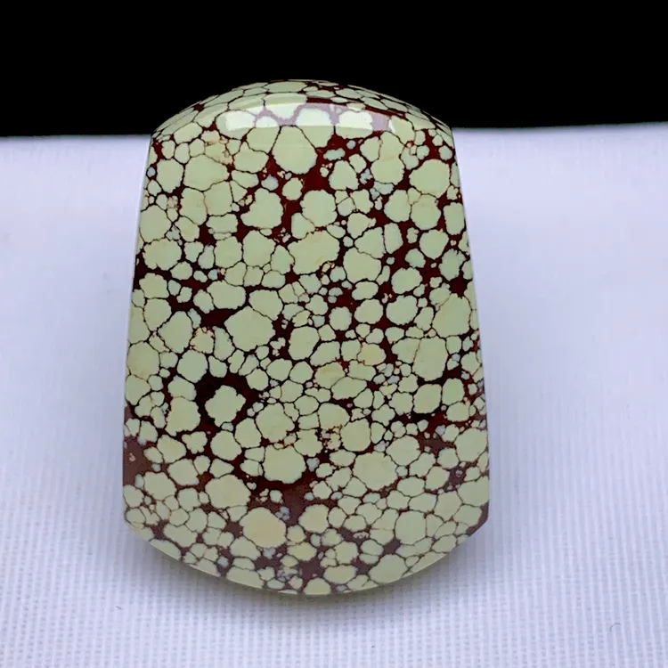 湖北十堰云晨珠宝绿松石紫罗兰特色双面无事牌吊坠