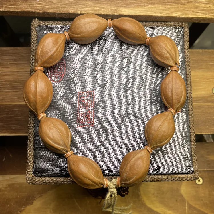 精品老树梅林铁核1830原皮文玩手链手串橄榄核