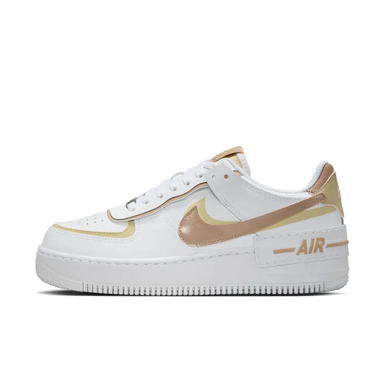 NIKE耐克女子W AF1 SHADOW流光风厚底轻盈百搭休闲板鞋DZ1847-111