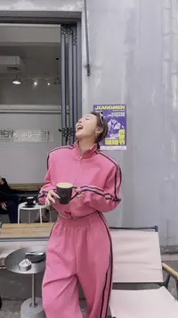 早春新品立领开衫卫衣卫裤套装